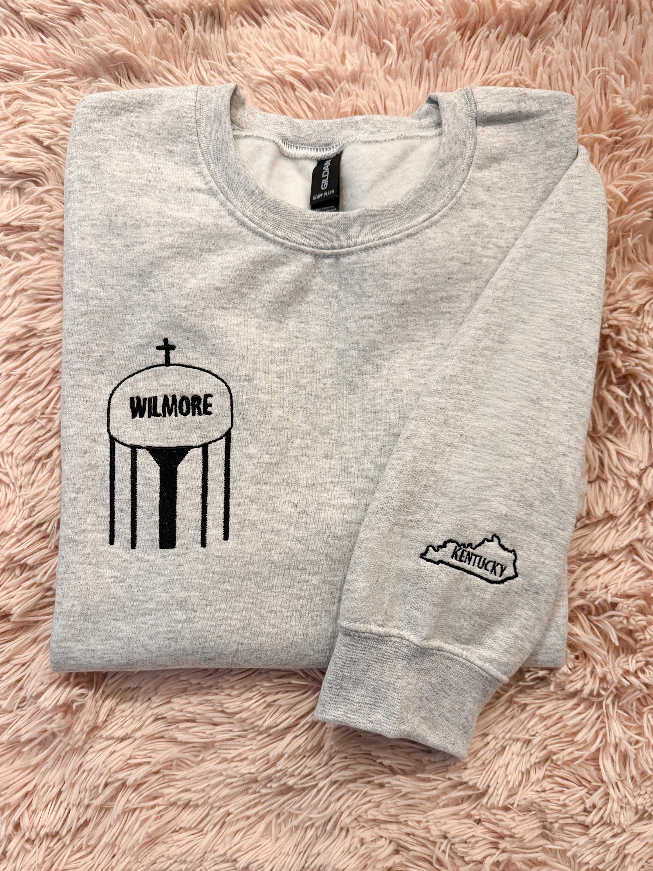 Embroidered Wilmore Kentucky Sweatshirt | Water Tower Crewneck