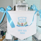 Embroidered Baby Name Banner | Custom Nursery Wall Hanging, Monogram Decor
